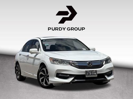 White Orchid Pearl 2017 Honda Accord EX-L
