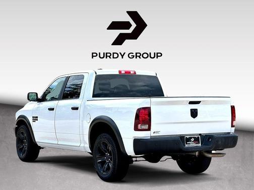 Bright White Clearcoat 2024 RAM 1500 Classic Warlock Crew Cab 4x2 5'7' Box