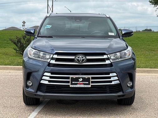 Shoreline Blue Pearl 2019 Toyota Highlander Limited Platinum