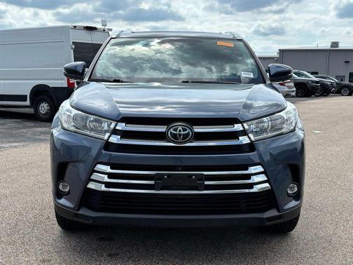 Shoreline Blue Pearl 2019 Toyota Highlander Limited Platinum