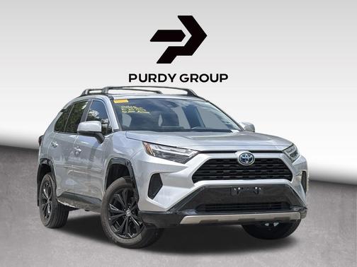 Silver Sky Metallic 2024 Toyota RAV4 Hybrid SE