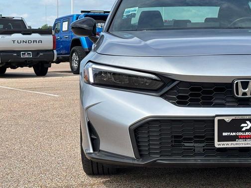 Solar Silver Metallic 2025 Honda Civic Sport