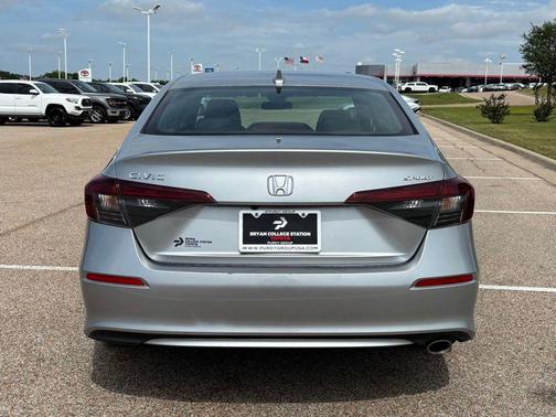 Solar Silver Metallic 2025 Honda Civic Sport
