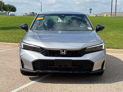 Solar Silver Metallic 2025 Honda Civic Sport