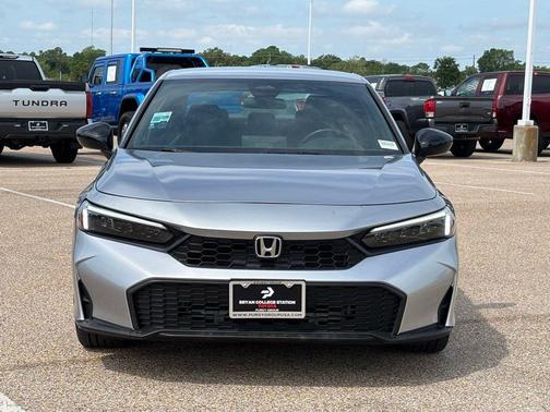Solar Silver Metallic 2025 Honda Civic Sport