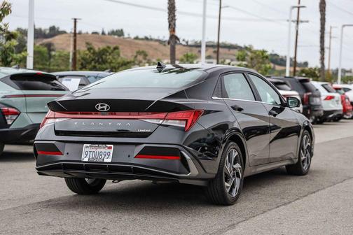 Abyss Black 2024 Hyundai ELANTRA Limited