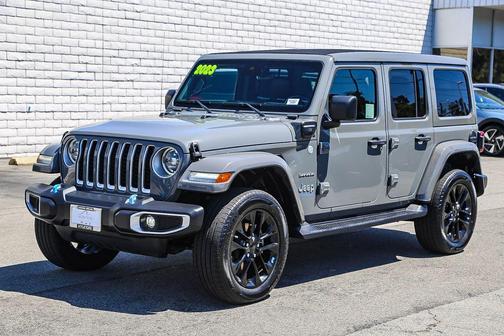 Sting-Gray Clearcoat 2023 Jeep Wrangler 4xe Sahara