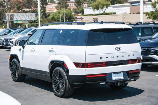 Serenity White 2026 Hyundai SANTA FE HEV Calligraphy