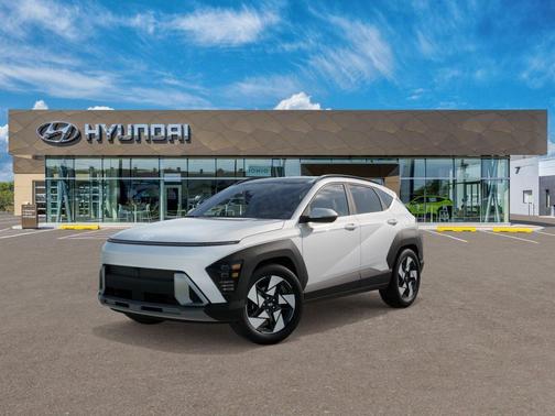 Atlas White 2027 Hyundai KONA Limited