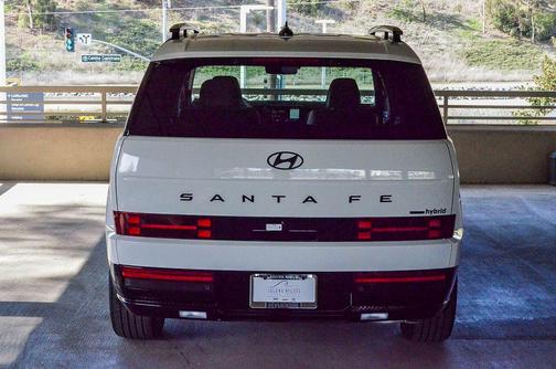 Serenity White 2026 Hyundai SANTA FE HEV Calligraphy