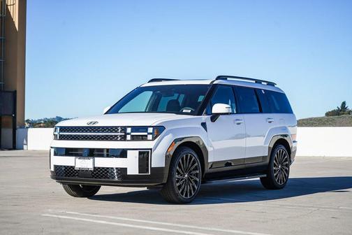 Serenity White 2026 Hyundai SANTA FE Calligraphy