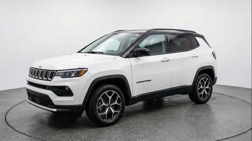Bright White Clearcoat 2025 Jeep Compass Limited