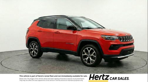 Red Hot Pearlcoat 2025 Jeep Compass Limited