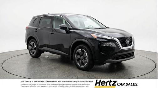 Super Black 2025 Nissan Rogue SV