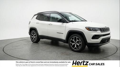 Bright White Clearcoat 2025 Jeep Compass Limited