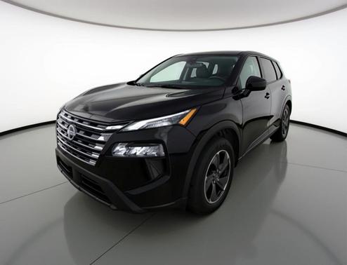 Super Black 2025 Nissan Rogue SV