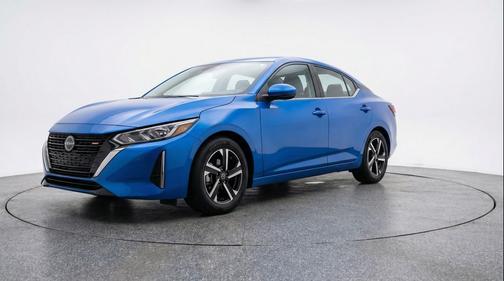 Electric Blue Metallic 2025 Nissan Sentra SV