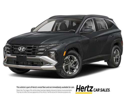 Ash Black 2025 Hyundai TUCSON Hybrid Blue