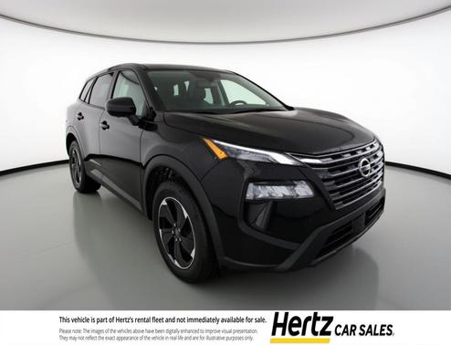 Super Black 2025 Nissan Rogue SV