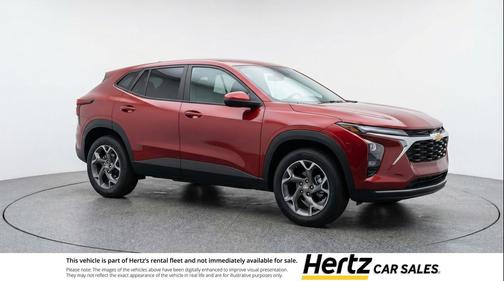 Crimson Metallic 2025 Chevrolet Trax LT