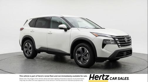 Everest White Pearl Tricoat 2025 Nissan Rogue SV