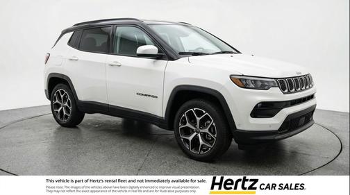 Bright White Clearcoat 2025 Jeep Compass Limited