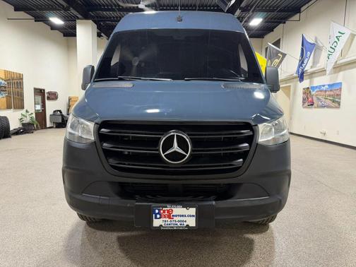 Blue 2019 Mercedes-Benz Sprinter 2500 High Roof w/170 WB Van 3D