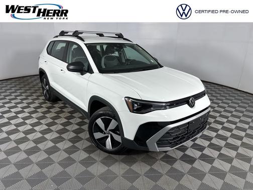 Pure White 2025 Volkswagen Taos 1.5T S