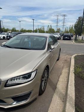 White Gold Metallic 2017 Lincoln MKZ Base