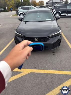 Crystal Black Pearl 2025 Honda Civic Hybrid Sport Touring