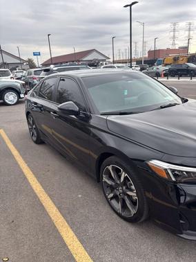 Crystal Black Pearl 2025 Honda Civic Hybrid Sport Touring