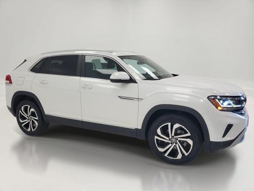 Opal White 2023 Volkswagen Atlas Cross Sport 3.6L V6 SEL
