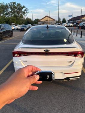 Glacial White Pearl 2021 Kia K5 GT-Line
