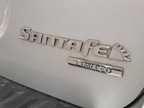 Silver 2009 Hyundai SANTA FE Limited