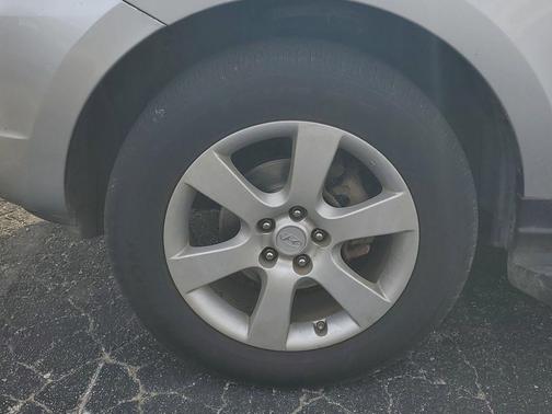 Silver 2009 Hyundai SANTA FE Limited