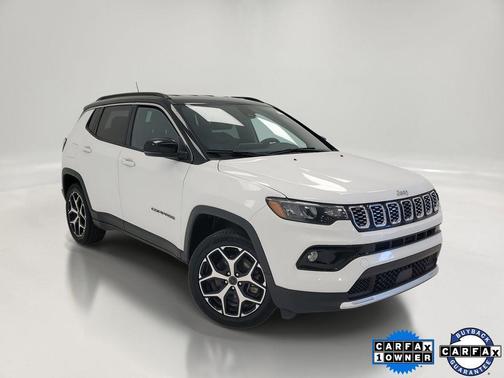 Bright White Clearcoat 2025 Jeep Compass Limited