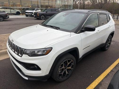Bright White Clearcoat 2025 Jeep Compass Limited