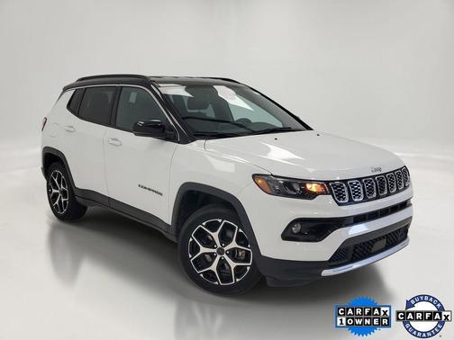 Bright White Clearcoat 2025 Jeep Compass Limited