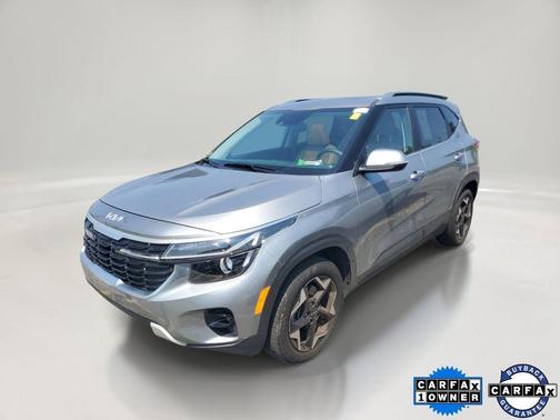 Steel Gray 2024 Kia Seltos EX