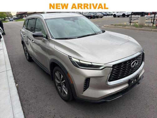 Warm Titanium 2023 INFINITI QX60 Luxe