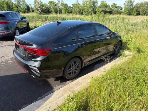 Aurora Black 2021 Kia Forte GT-Line