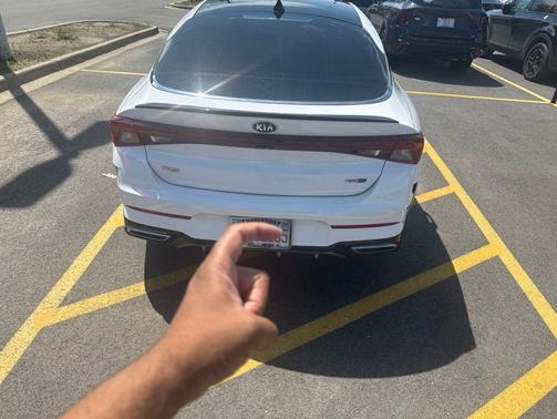 Glacial White Pearl 2021 Kia K5 GT-Line