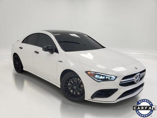 White 2022 Mercedes-Benz AMG CLA 35 4MATIC