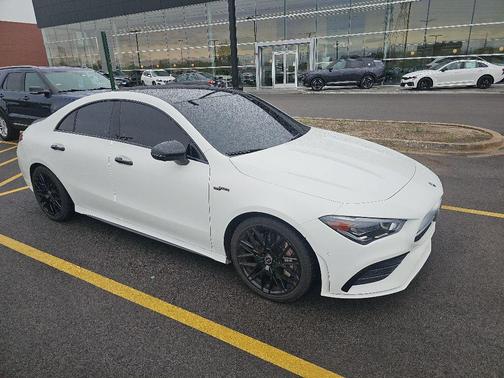 White 2022 Mercedes-Benz AMG CLA 35 4MATIC