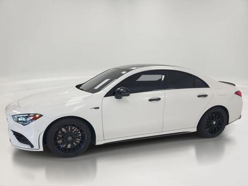 White 2022 Mercedes-Benz AMG CLA 35 4MATIC