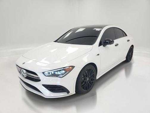 White 2022 Mercedes-Benz AMG CLA 35 4MATIC