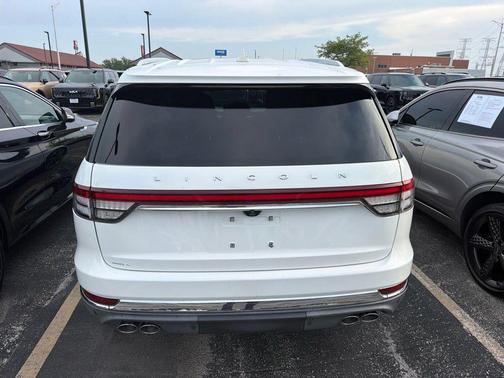 Pristine White Metallic Tri-Coat 2020 Lincoln Aviator Reserve AWD