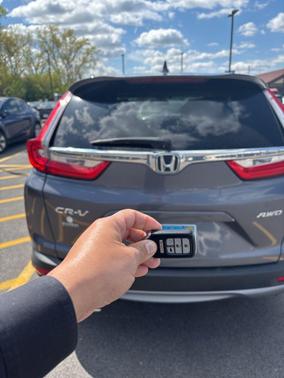 Gray 2019 Honda CR-V EX-L