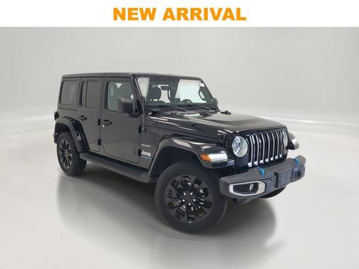 Black Clearcoat 2023 Jeep Wrangler 4xe Sahara