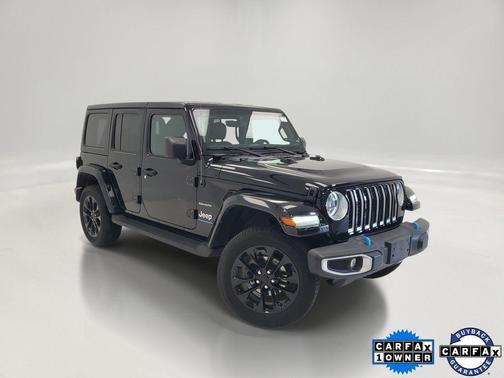 Black Clearcoat 2023 Jeep Wrangler 4xe Sahara